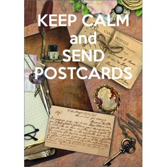 11961 Keep calm and send postcards